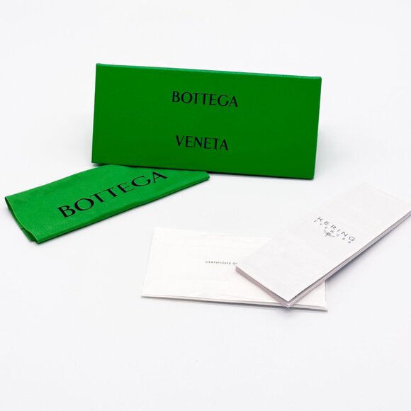 NEW BOTTEGA VENETA BV1241S 001 SUNGLASSES WOMEN BLACK GOLD CAT EYE SUNGLASSES - Picture 11 of 11